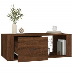 Table basse Chêne marron 100x50,5x35 cm Bois d'ingénierie 623605623605