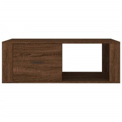 Table basse Chêne marron 100x50,5x35 cm Bois d'ingénierie 623605623605