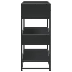 Table console noir 90x35x80 cm bois d'ingénierie 623608623608