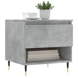 Tables basses 2 pcs gris béton 50x46x50 cm bois d'ingénierie 623611623611