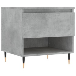 Tables basses 2 pcs gris béton 50x46x50 cm bois d'ingénierie 623611623611