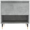 Tables basses 2 pcs gris béton 50x46x50 cm bois d'ingénierie 623611623611