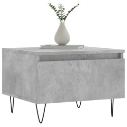 Tables basses 2 pcs gris béton 50x46x35 cm bois d'ingénierie 623612623612