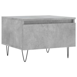 Tables basses 2 pcs gris béton 50x46x35 cm bois d'ingénierie 623612623612