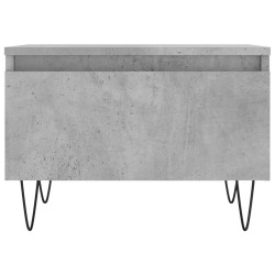 Tables basses 2 pcs gris béton 50x46x35 cm bois d'ingénierie 623612623612