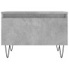 Tables basses 2 pcs gris béton 50x46x35 cm bois d'ingénierie 623612623612