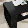Table basse Chêne noir 66 x 49,5 x 45 cm Bois d'ingénierie 623613623613