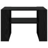 Table basse Chêne noir 66 x 49,5 x 45 cm Bois d'ingénierie 623613623613