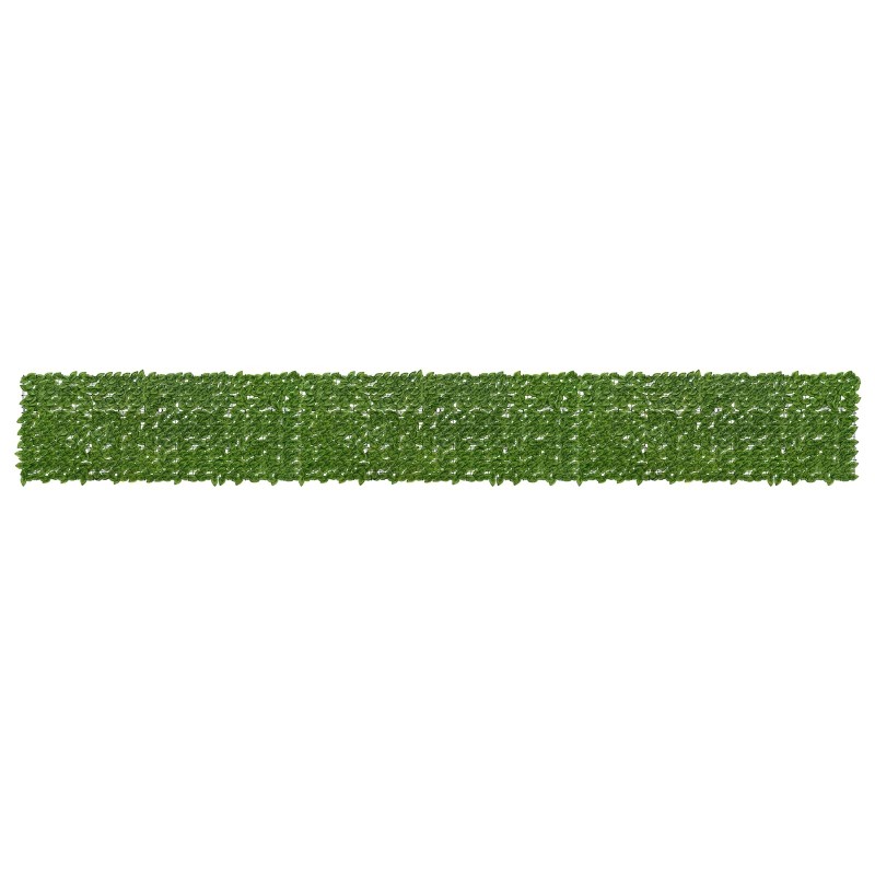 Écran de balcon avec feuilles Vert et jaune 600 x 75 cm 623618623618