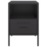 Tables de chevet 2 pcs noir 36x39x50,5 cm acier 623619623619