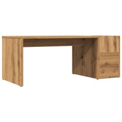 Table basse chêne artisanal 90x45x35 cm bois d'ingénierie 623620623620