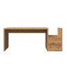 Table basse chêne artisanal 90x45x35 cm bois d'ingénierie 623620623620