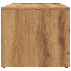 Table basse chêne artisanal 90x45x35 cm bois d'ingénierie 623620623620