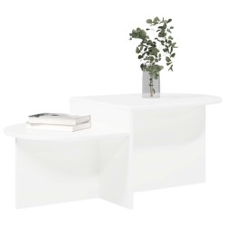 Table basse Blanc 100 x 50 x 40 cm Bois d'ingénierie 623622623622