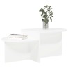 Table basse Blanc 100 x 50 x 40 cm Bois d'ingénierie 623622623622