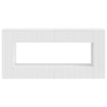 Table console Rayé Blanc 155 x 29 x 74 cm Bois d’ingénierie 623625623625