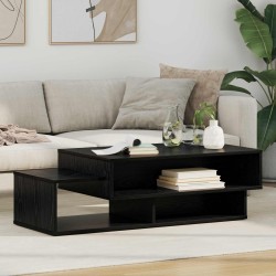 Table basse Chêne noir 105 x 50 x 32,5 cm Bois d'ingénierie 623627623627