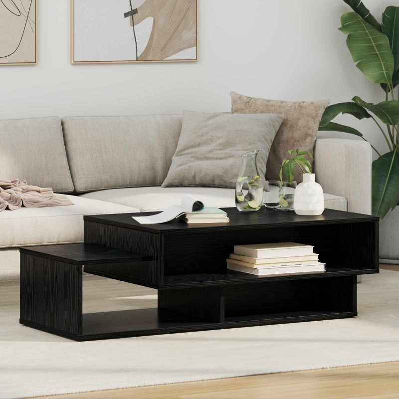 Table basse Chêne noir 105 x 50 x 32,5 cm Bois d'ingénierie 623627623627