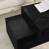 Table basse Chêne noir 105 x 50 x 32,5 cm Bois d'ingénierie 623627623627