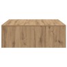 Table basse chêne artisanal 100x100x35 cm bois d'ingénierie 623629623629