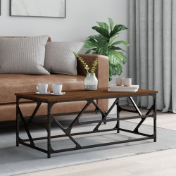 Table basse Chêne marron 100x50x40 cm Bois d'ingénierie 623630623630