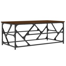 Table basse Chêne marron 100x50x40 cm Bois d'ingénierie 623630623630