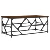 Table basse Chêne marron 100x50x40 cm Bois d'ingénierie 623630623630