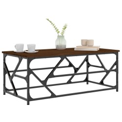 Table basse Chêne marron 100x50x40 cm Bois d'ingénierie 623630623630