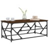 Table basse Chêne marron 100x50x40 cm Bois d'ingénierie 623630623630