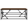 Table basse Chêne marron 100x50x40 cm Bois d'ingénierie 623630623630