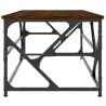 Table basse Chêne marron 100x50x40 cm Bois d'ingénierie 623630623630