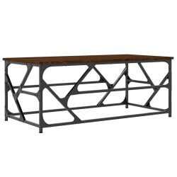 Table basse Chêne marron 100x50x40 cm Bois d'ingénierie 623630623630