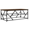Table basse Chêne marron 100x50x40 cm Bois d'ingénierie 623630623630