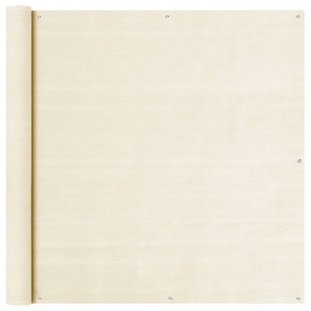 Écran de balcon Crème 120x600 cm PEHD 623631623631
