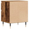 Tables de chevet 2 pcs vieux bois 40x35x50 cm bois d’ingénierie 623632623632