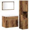 Ensemble de mobilier de salle de bain avec étagère 4 pcs Marron 623640623640