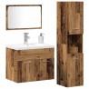 Ensemble de mobilier de salle de bain avec étagère 4 pcs Marron 623640623640