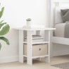 Table de chevet 2 pcs Blanc 41 x 40 x 45 cm Bois d'ingénierie 623641623641
