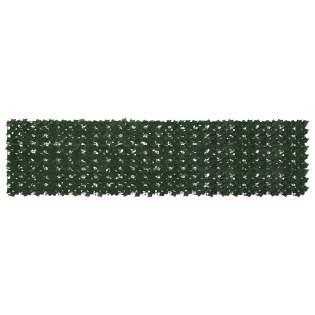 Écran de balcon avec feuilles Vert foncé 300 x 75 cm 623643623643