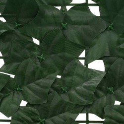 Écran de balcon avec feuilles Vert foncé 300 x 75 cm 623643623643