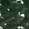 Écran de balcon avec feuilles Vert foncé 300 x 75 cm 623643623643