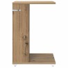 Table d'appoint avec roue Chêne artisanal 40 x 35 x 60 cm 623647623647