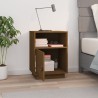 Table de chevet Marron miel 40x34x55 cm Bois de pin massif 623651623651
