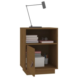 Table de chevet Marron miel 40x34x55 cm Bois de pin massif 623651623651
