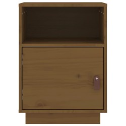 Table de chevet Marron miel 40x34x55 cm Bois de pin massif 623651623651