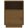 Table de chevet Marron miel 40x34x55 cm Bois de pin massif 623651623651