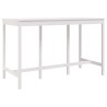 Table de bar Blanc 180x80x110 cm Bois massif de pin 623654623654