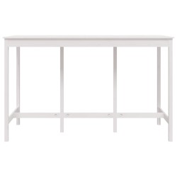 Table de bar Blanc 180x80x110 cm Bois massif de pin 623654623654