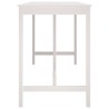 Table de bar Blanc 180x80x110 cm Bois massif de pin 623654623654