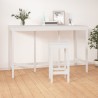 Table de bar Blanc 180x80x110 cm Bois massif de pin 623654623654
